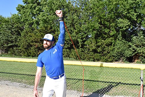 Arm Pro Bands Baseball Softball Resistance Training Bands - Arm Strength, Pitching and Conditioning Equipment, Available in 3 Levels (Youth, Advanced, Elite), Anchor Strap, Door Mount