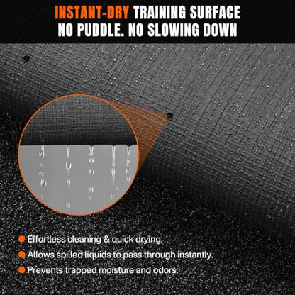 Yescom 8FTx50FT Indoor Dual-Track Gym Turf Runway for Sled HIFT Training - size: 0.6"H-8'x50'Elite(400Sq.Ft)