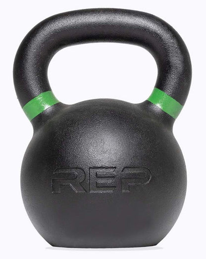 REP Fitness Kettlebell Set and Singles, 4kg to 24kg, 9lb to 53lb Weight Range, Cast Iron, Strength Exercise Training, Home Gym, Power Workout Equipment, Free Weights, Dumbbell Alternative - style: 24 kg