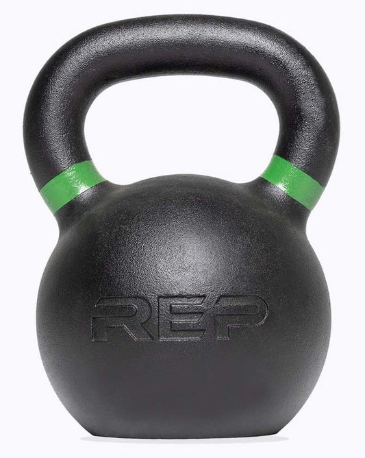 REP Fitness Kettlebell Set and Singles, 4kg to 24kg, 9lb to 53lb Weight Range, Cast Iron, Strength Exercise Training, Home Gym, Power Workout Equipment, Free Weights, Dumbbell Alternative - style: 24 kg