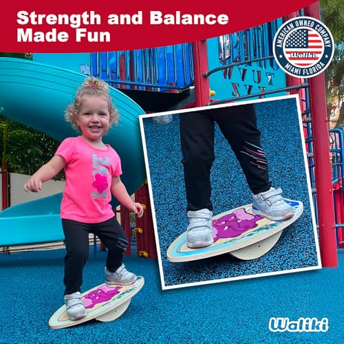 Wood Balance Board | Ages 3-8 | Toddlers and Kids |