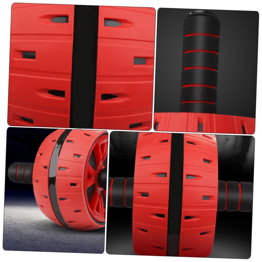 Silent Ab Roller Wheel for Core Strengthening Fitness Abdominal Muscle Trainer with Knee Mat Suitable for Men Women Beginners and Experts Home Gym Exercise Equipment
