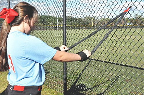 Medium Resistance Shoulder Band with Cuffs for Warm-up, Shoulder Conditioning and Injury Prevention- By Speedster