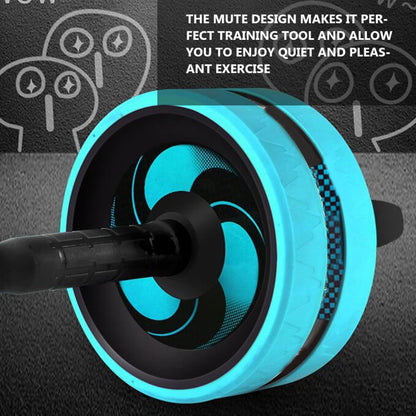 STOBAZA Ab Roller Wheel with Knee Pad and Jump Rope for Home Workout Wide Stable Mute Design Core Strength Trainer for Men and Beginners Exercise Roller for Balanced Abdominal Fitness