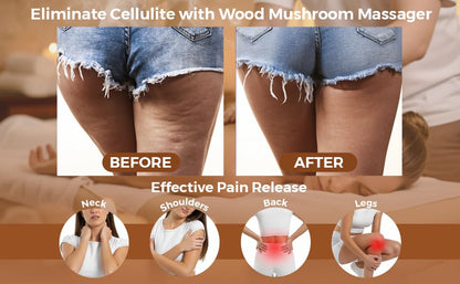 5 PCS Wood Therapy Massage Tools - Professional Maderoterapia Set for Body Contouring, Circulation Support and Muscle Tension Relief