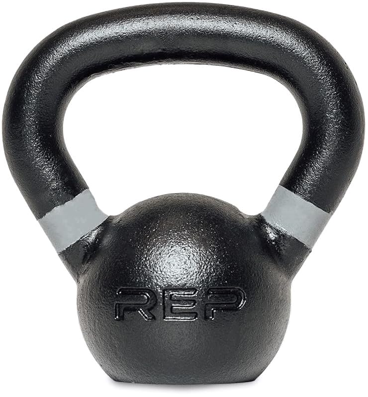 REP Fitness Single Kettlebells Weight Range, Cast Iron, Strength Training, Power Workout Equipment, Home Gym, Free Weights, Dumbbell Alternative, Exercise, Men, Women - style: 10lb
