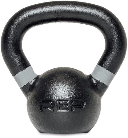 REP Fitness Single Kettlebells Weight Range, Cast Iron, Strength Training, Power Workout Equipment, Home Gym, Free Weights, Dumbbell Alternative, Exercise, Men, Women - style: 10lb
