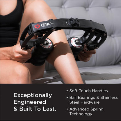 ROLL Recovery R8 Plus (Carbon Black) - Deep Tissue Massage Roller - color: Carbon Black