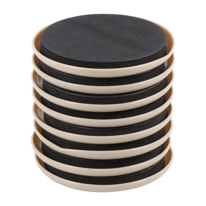 Gatuida 8Pcs Furniture Sliding Aid Pads Durable Non Slip Furniture Sliders for Easy Moving of Cabinets Chairs and Tables for Smooth Movement Carpets