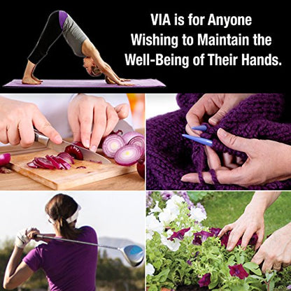 Prohands VIA Hand Exerciser, Finger Exerciser (Hand Grip Strengthener), Spring-Loaded, Finger-Piston System, Isolate and Exercise Each Finger