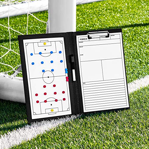 FORZA Magnetic Coaching Whiteboard Accessories | 0.5in Magnets for Coaching Folders, Durable High Strength Magnetic Strategy Markers for Sports Training and Game Planning