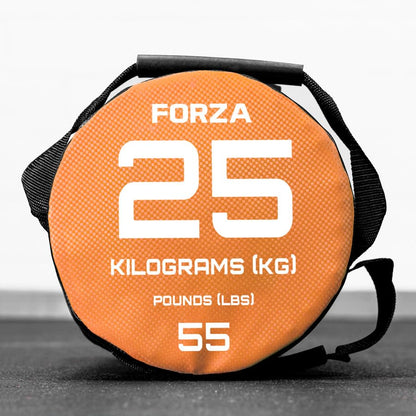 FORZA Power Weight Bags – Premium PVC Weighted Bags for Strength Training, Boxing, MMA & Crossfit Workouts - Multiple Weights (11lbs–66lbs)