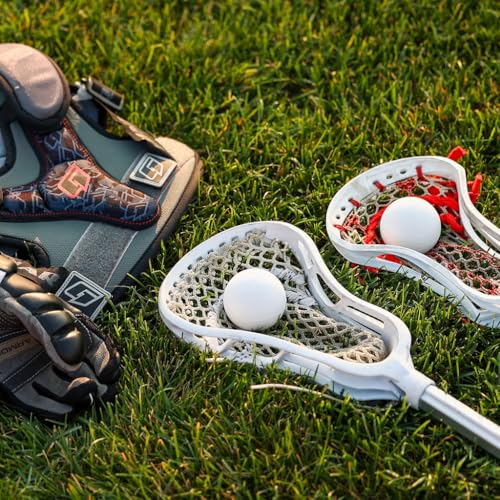 EM^2 EM2 Lacrosse Ball Set of 6 - Multi-Purpose Lacrosse Balls for Massage, Sport & Pet Play - Durable, Long Lasting and No Smell