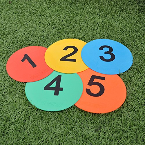 8inch Numbered Floor Spot Markers - style: 1-5