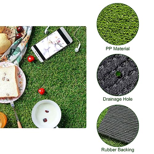 Yescom Large Gym Mat Flooring Sports Sled Pull Turf for Weight Football Push Sled Gym Equipment Outdoor Indoor 33'x3'x2Roll(198 Sq.Ft), 0.4" H