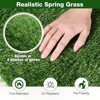 Yescom Sports Sled Strips Turf Gym Turf Flooring for Weight Sled Push Gym - size: 0.8"H-3'x50'x2Pcs(300Sq.Ft)