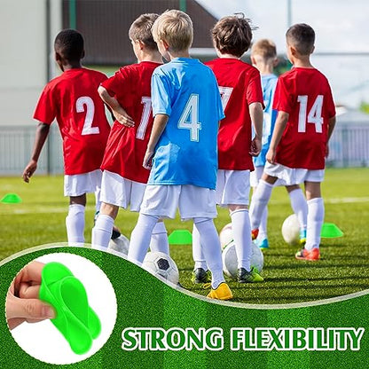 Hanaive Mini Soccer Cones for Agility Drills, 5 Inch - color: Green