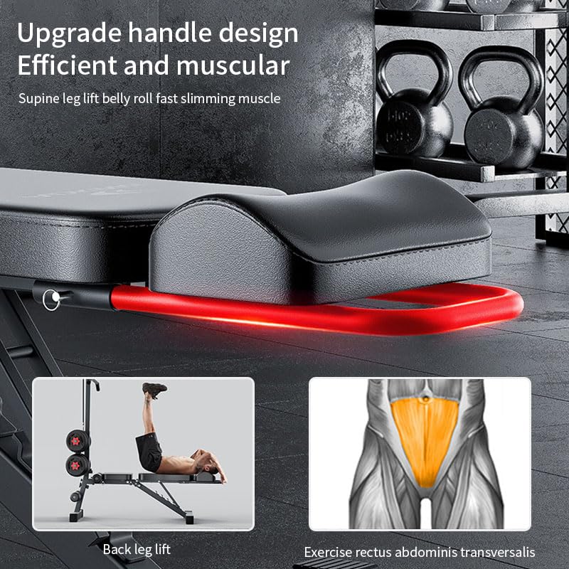 12-in-1 Home Gym LAT Pull Down & High Pulley System - Full Body Training Machine for Back, Chest, Arms & Tricep Workouts (Included Free Training Poster)