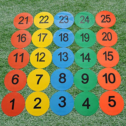 8inch Numbered Spot Markers Set of 25pcs