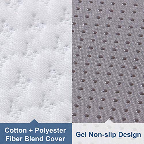 Folding Foam Mattress 4 Inches Foldable Floor Mattresses with Collapsible and Washable Cover, Portbale Travel Mat Tri-fold Guest Mattress Camping Sofa Bed