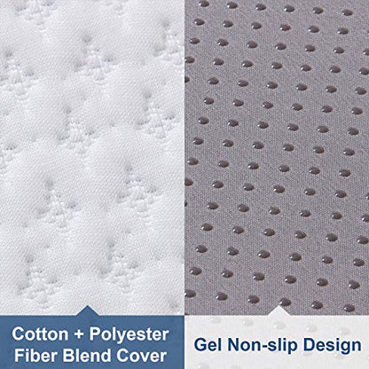 Folding Foam Mattress 4 Inches Foldable Floor Mattresses with Collapsible and Washable Cover, Portbale Travel Mat Tri-fold Guest Mattress Camping Sofa Bed