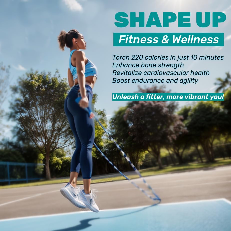 Experience Smooth and Adjustable Jumping with the IDOU Beaded Jump Rope - Unbreakable Handles, Tangle-Free Rotation, and Customizable Length. The Ultimate Fitness Companion! - color: Black & White Beaded