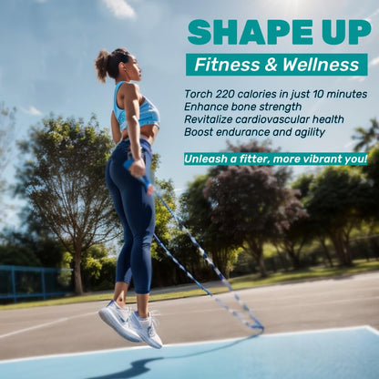 Experience Smooth and Adjustable Jumping with the IDOU Beaded Jump Rope - Unbreakable Handles, Tangle-Free Rotation, and Customizable Length. The Ultimate Fitness Companion! - color: Black & White Beaded