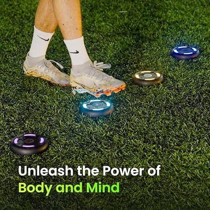Reaction Training Platform - Improves Reaction Time, Speed, Agility & Coordination for Athletes, Trainers, Physical Therapists - AI Powered Smart Training - size: 6 Pads - Pro ( Full Kit )