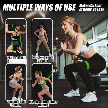 5PCS Resistance Bands for Working Out, Pull Up Assistance Bands Set - color: 5PCS