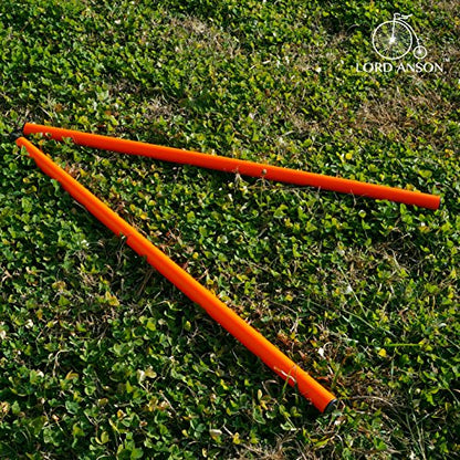 Dog Agility Hurdle Cone Set - 8 Cones & 4 Rods - Adjustable, Versatile, Heavy Duty - Agility, Obedience, Rehabilitation
