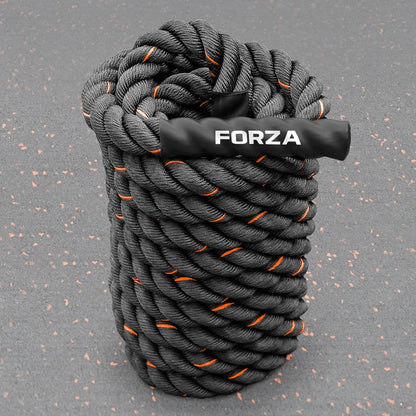 METIS Battle Ropes – Durable Fitness Ropes for Strength Training, 30ft/40ft/50ft Options – Ideal for Home Workouts & Gyms with Anti-Fray Handles - size: 30ft, style: 1.5 inch