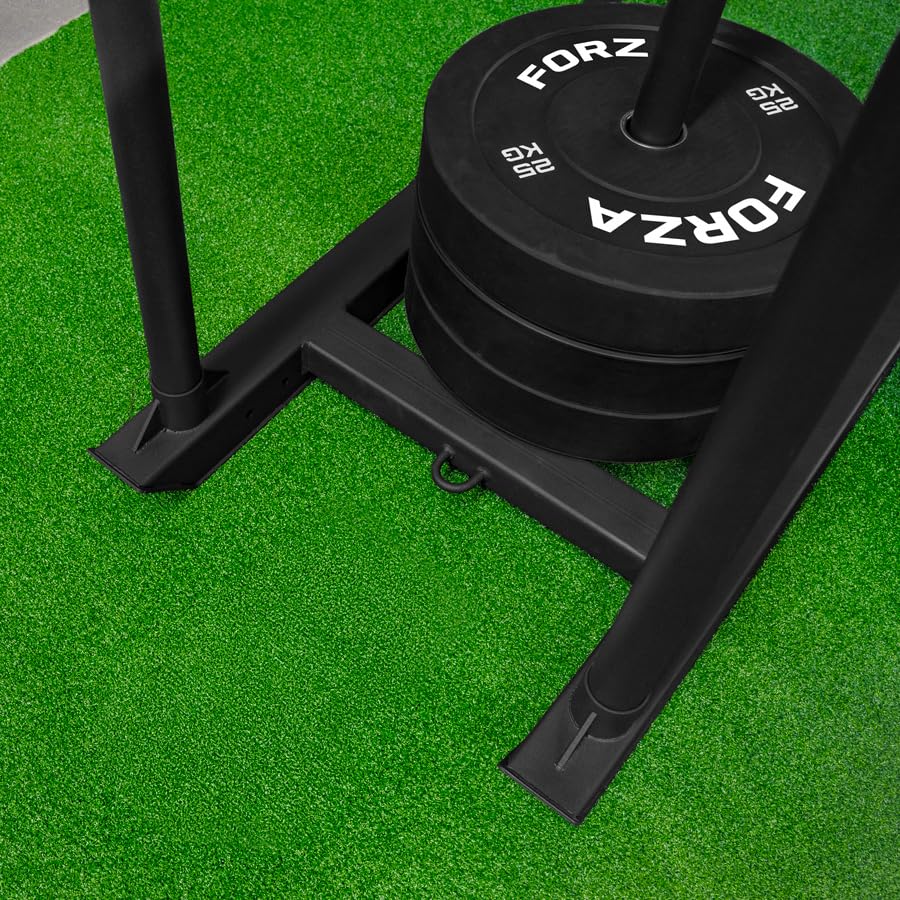 FORZA Sprint Track/Sled Track | Durable 33ft x 3.3ft Artificial Turf | Perfect for Sprint, Agility and Strength Training - color: Green
