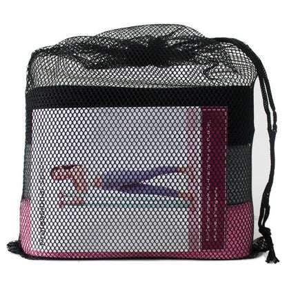 Booty Bands, Exercise Bands for Squats Yoga Strength Training, 3 Resistance Levels Non-Slip Workout Bands with Mesh Storage Bag