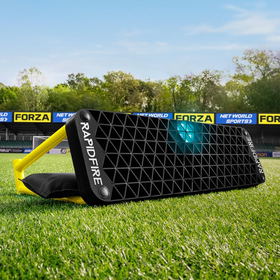 FORZA METIS x RapidFire Interactive Wave Rebound Boards | Reaction Soccer Training Equipment with App-Enabled Lights - Improve Speed, Agility, and Ball Control - size: Standard (40In), style: 8x Lights & 6x Boards