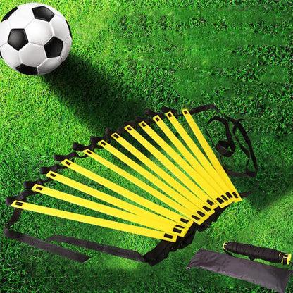 FILFEEL Speed Training Ladder with Nylon Rope for Footwork Practice - 8m / 26.25ft with 16 Rungs - size: 6m / 19.69ft 12 Rung